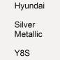 Preview: Hyundai, Silver Metallic, Y8S.